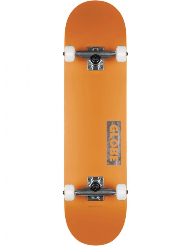 Globe Goodstock 8125" Neon Orange - Skateboard  - Cover Photo 1