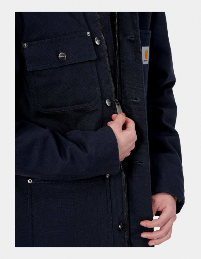 carhartt fairmount coat navy