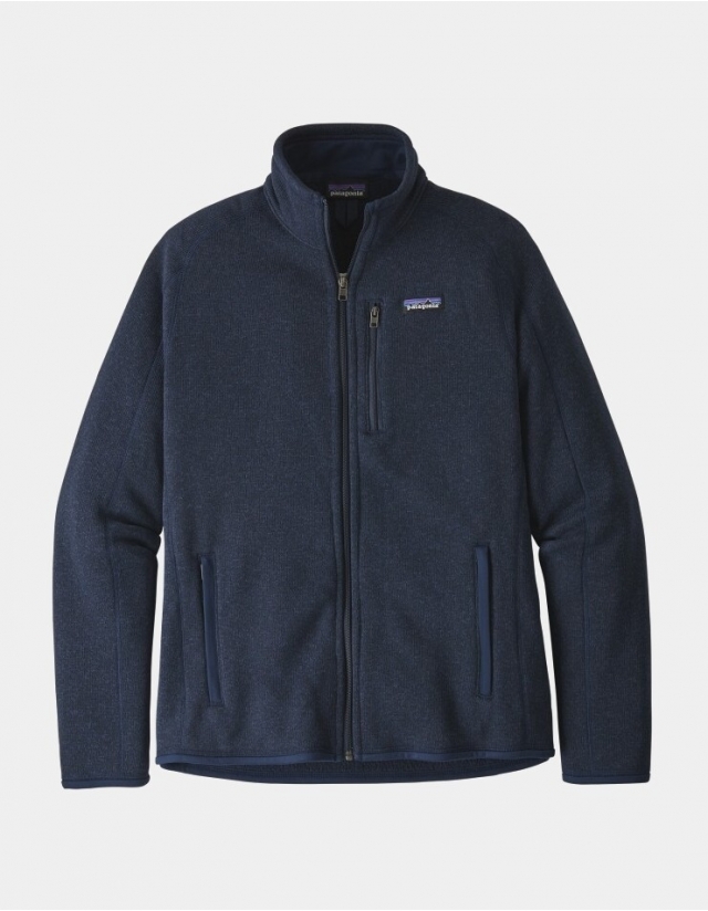 Patagonia Men's Better Sweater Jkt - New Navy - Man Jacket  - Cover Photo 1