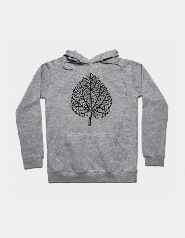 Private Leaf Skeleton Crewneck Grey Heather - Sweat Homme  - Cover Photo 1