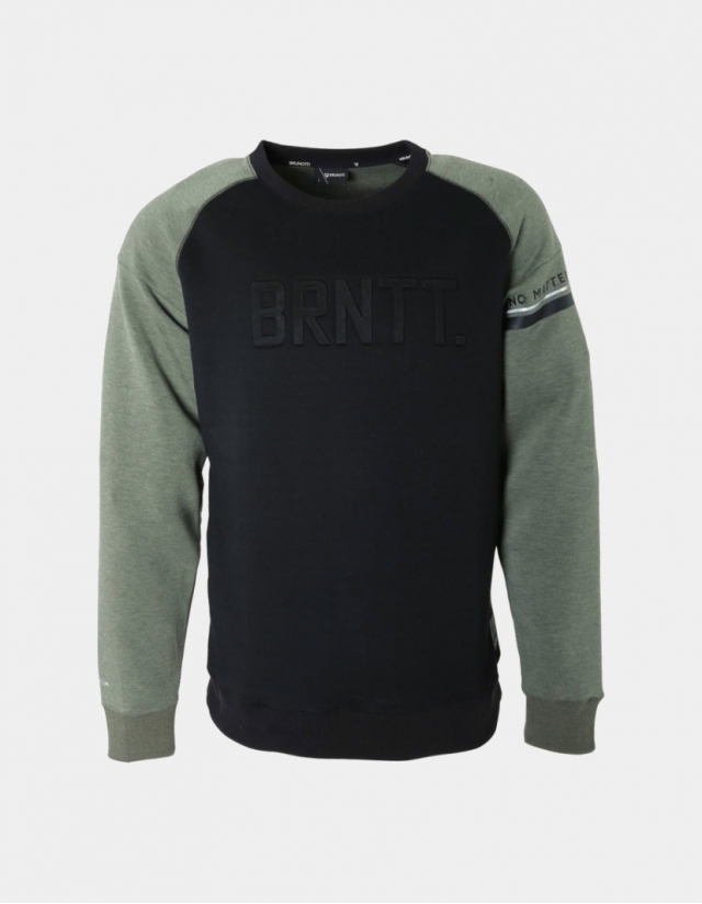 Brunotti Finfoot Sweat Beetle Green - Men's Sweatshirt  - Cover Photo 1