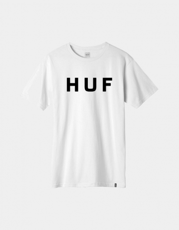 Huf Essentials Og Logo S/S Tee - White. - Product Photo 1