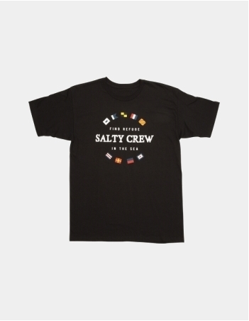 Salty Crew Maritime Tee Navy - Men's T-Shirt - Miniature Photo 1