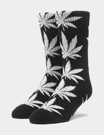 HUF Essentials Plantlife Sock - Black - Chaussettes - Miniature Photo 1