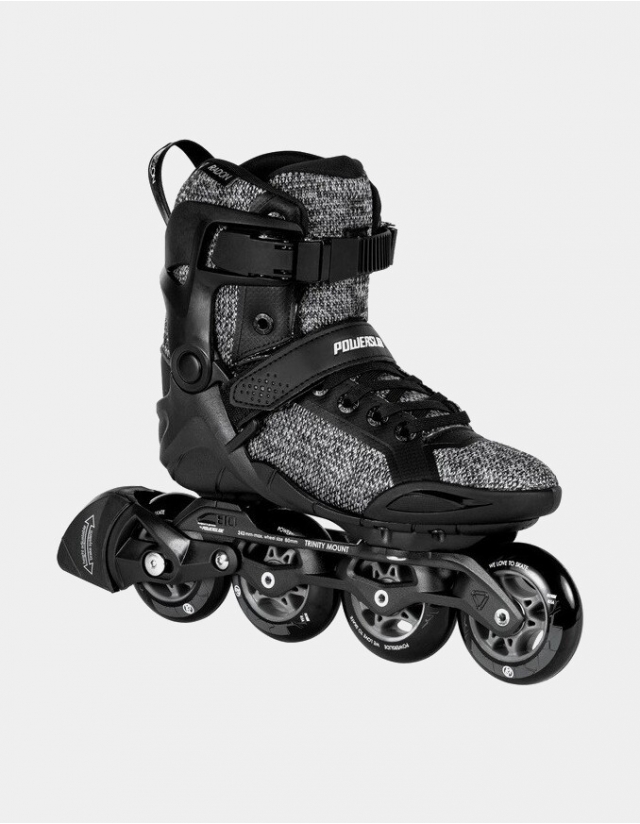 Powerslide Phuzion Radon 80 - Black/White Abec 7 - Fitness Inline Skates  - Cover Photo 2