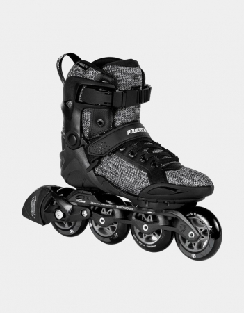 Powerslide Phuzion Radon 80 - Black/white ABEC 7 - Fitness Inline Skates - Miniature Photo 2