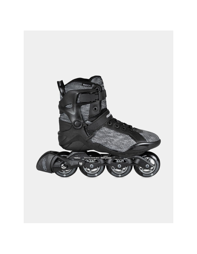 Powerslide Phuzion Radon 80 - Black/White - Fitness Inline Skates  - Cover Photo 1