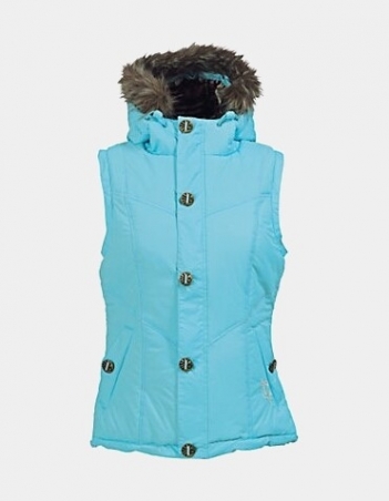 Burton Sly Puffy Vest - Blue - Women's Ski & Snowboard Jacket - Miniature Photo 1