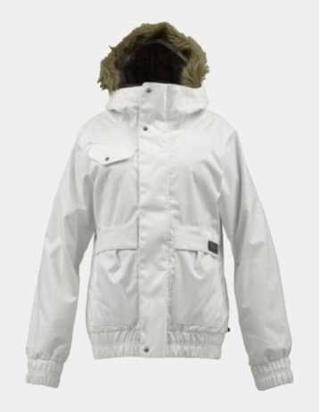 Burton Tabloid Jacket - White - Product Photo 1
