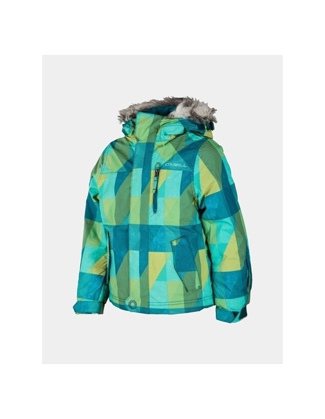 O'neill Tigereye Jacket Girl - Blue - Veste Ski & Snowboard Fille  - Cover Photo 1