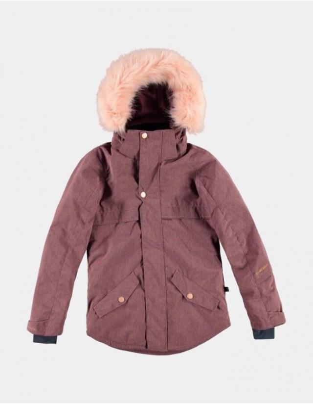 Brunotti Jupitera Girl Jacket - Pink - Girl's Ski & Jacket