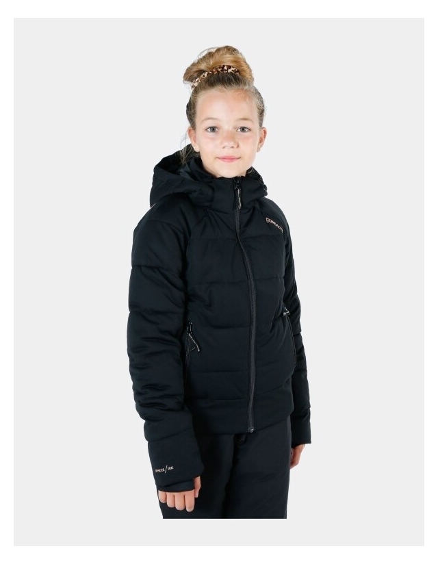 Brunotti Firecrown Girl Snowjacket - Black - Ski- En Snowboardjas Voor Meisjes  - Cover Photo 1