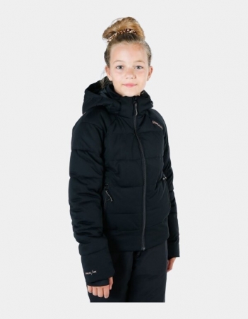 Brunotti Firecrown Girl Snowjacket - Black - Ski- En Snowboardjas Voor Meisjes - Miniature Photo 1