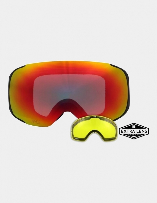 Aphex Kepler Matt Black - Revo Red - Ski- & Snowboardbrille  - Cover Photo 1