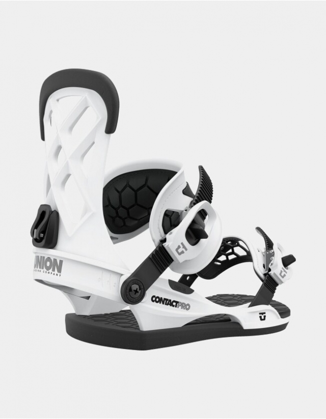 Union Bindings Contact Pro - White - Fixations Snowboard  - Cover Photo 1