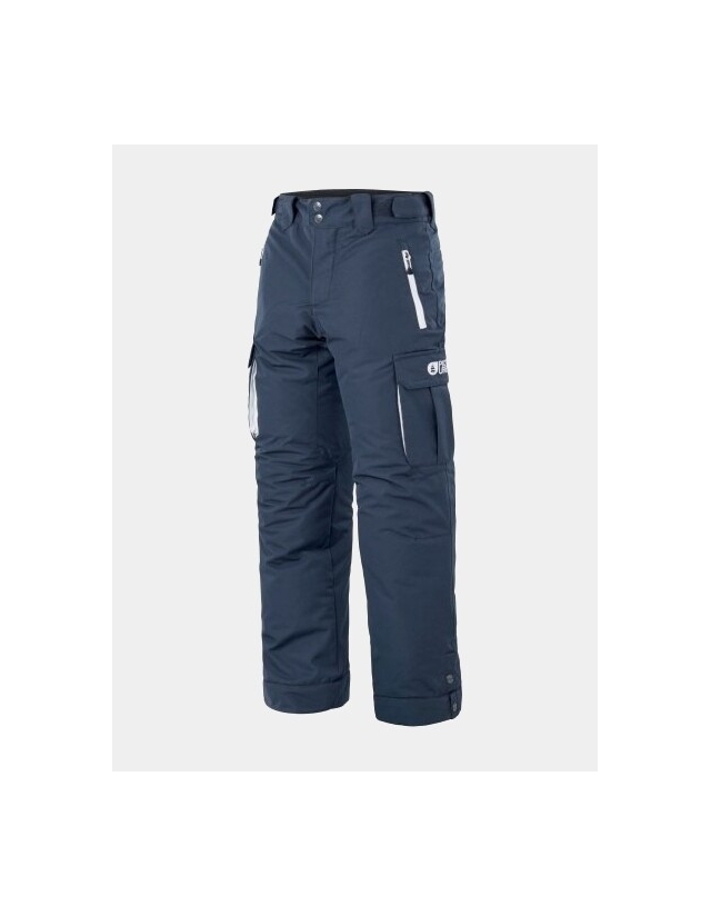 Picture Organic Clothing August Pant Boy - Dark Blue - Pantalon Ski & Snowboard Garçon  - Cover Photo 1