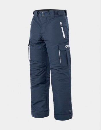 Picture Organic Clothing August Pant Boy - Dark Blue - Ski- En Snowboardbroek Voor Jongens - Miniature Photo 1