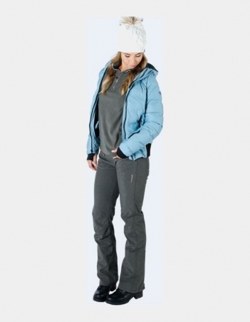 Brunotti Silverlake Woman Softshell Pants - Dark Grey Melee - Pantalon Ski & Snowboard Femme - Miniature Photo 1