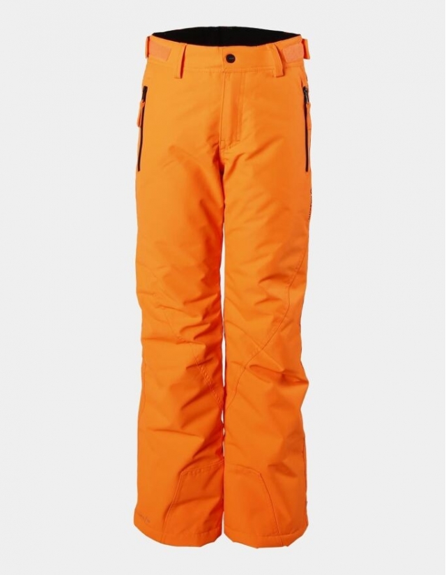 Brunotti Gobi Pant Boy - Fluo Orange - Pantalon Ski & Snowboard Garçon  - Cover Photo 1