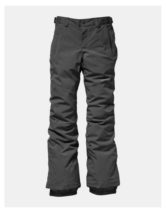 O'neill Charm Slim Pants – Dark Grey Melee - Girls' Ski & Snowboard Pants  - Cover Photo 1