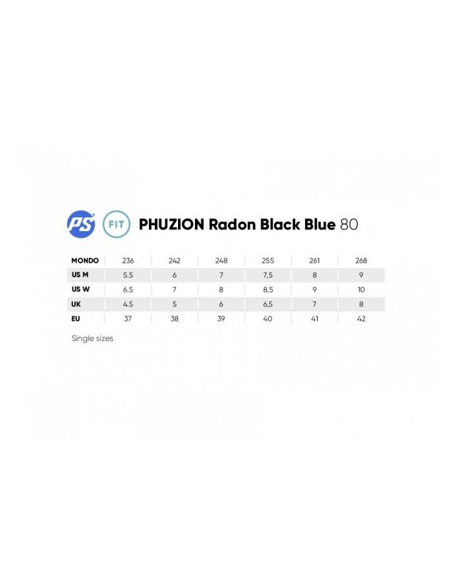 Powerslide Phuzion Radon 80 - Black/White - Fitness Inline Skates  - Cover Photo 6