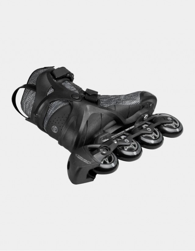 Powerslide Phuzion Radon 80 - Black/White Abec 7 - Fitness Inline Skates  - Cover Photo 3