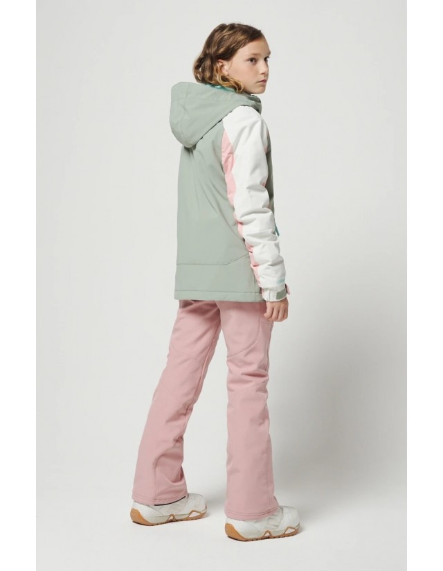 O'neill Dazzle Girl Jacket - Lily Pad - Girl's Ski & Snowboard Jacket  - Cover Photo 3