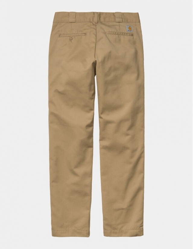 Carhartt Wip Master Pant - Leather Rinsed - Men's Pants  - Cover Photo 1