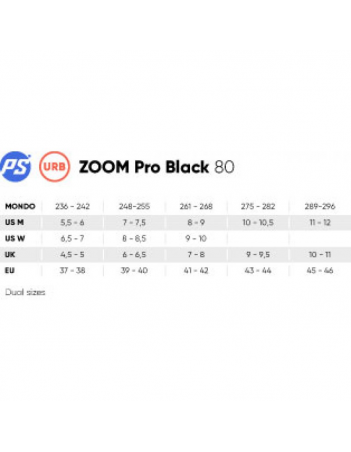 Powerslide One Zoom Pro 80 - Black - Urban Skeelers - Miniature Photo 8