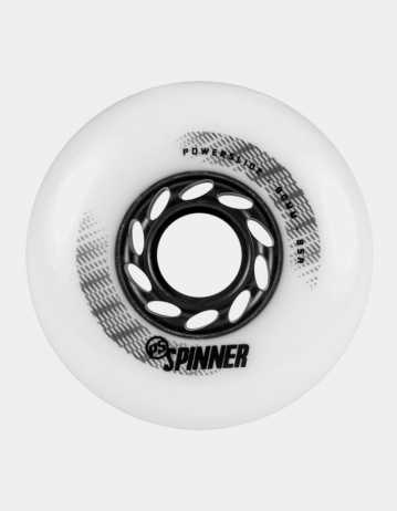 Powerslide Spinner 80mm/88a - Matte White (4 Wheels) - Product Photo 1