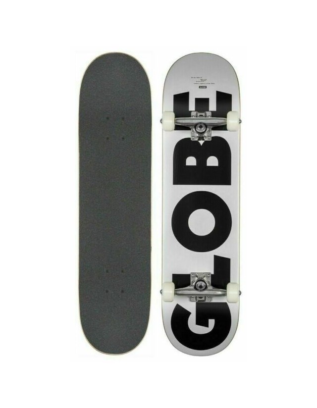 Globe g0 Fubar 8.0 White / Black - Skateboard  - Cover Photo 1