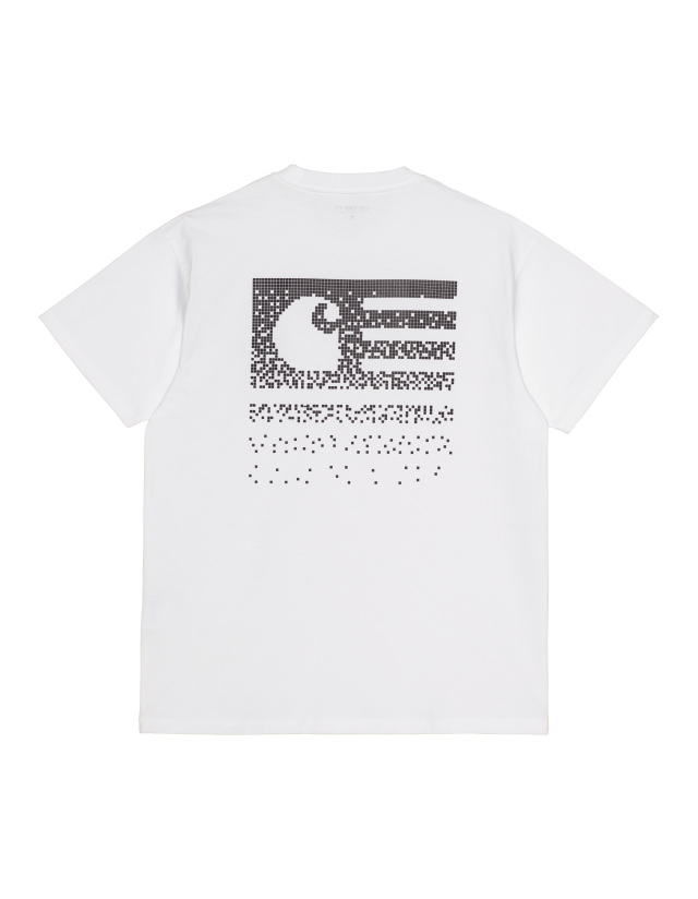 Carhartt Fade State T-Shirt - White/Black - Men's T-Shirt  - Cover Photo 2
