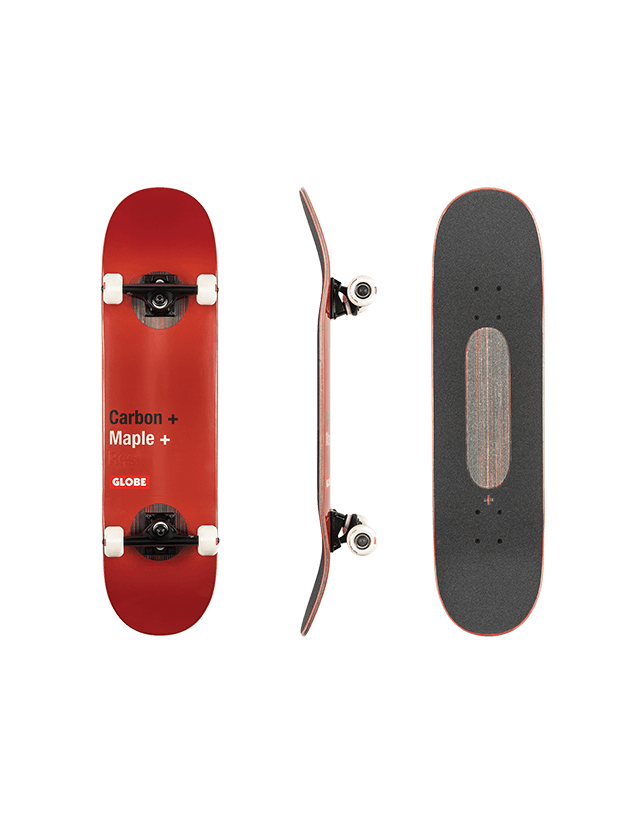 Globe g3 Bar Red 8.25" - Skateboard  - Cover Photo 1