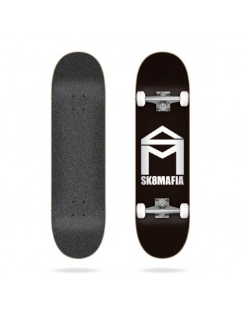 Skate mafia House logo complete 7.75" - Black - Skateboard - Miniature Photo 1