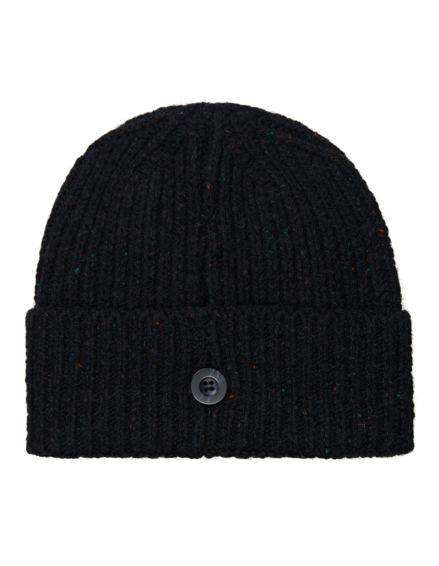 Carhartt Wip Anglistic Beanie - Speckled Black - Bonnet  - Cover Photo 2