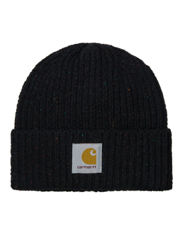 Carhartt Wip Anglistic Beanie - Speckled Black - Bonnet  - Cover Photo 1