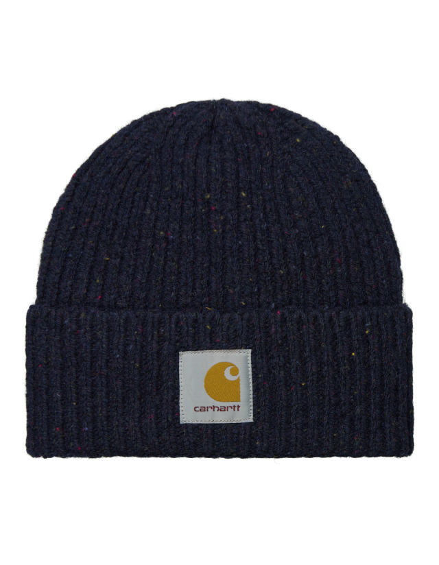 Carhartt Anglistic Beanie - Speckled Dark Navy Heather - Muts  - Cover Photo 1