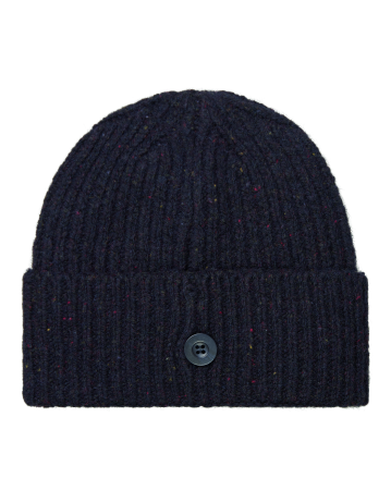 Carhartt Wip Anglistic Beanie - Speckled Dark Navy Heather - Product Photo 2