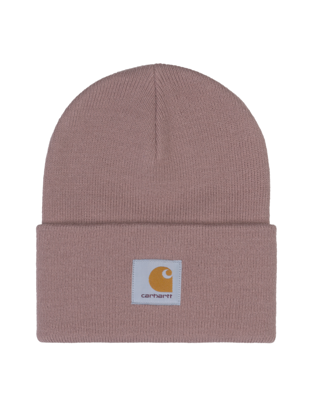Carhartt Wip Acrylic Watch Hat - Earthy Pink - Muts  - Cover Photo 2