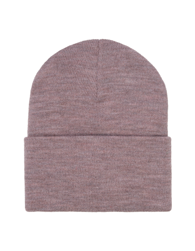 Carhartt Wip Acrylic Watch Hat - Earthy Pink Heather - Bonnet  - Cover Photo 1