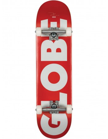 Globe Go Fubar 8.25 '' - Red / White - Skateboard - Miniature Photo 1