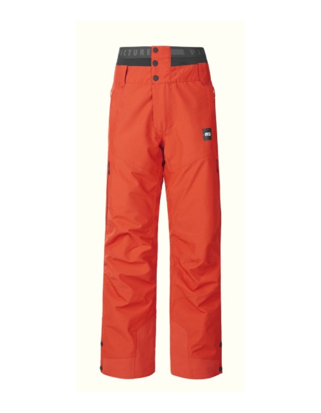 Picture Organic Clothing Object Pant - Orange - Pantalon Ski & Snowboard Homme  - Cover Photo 2