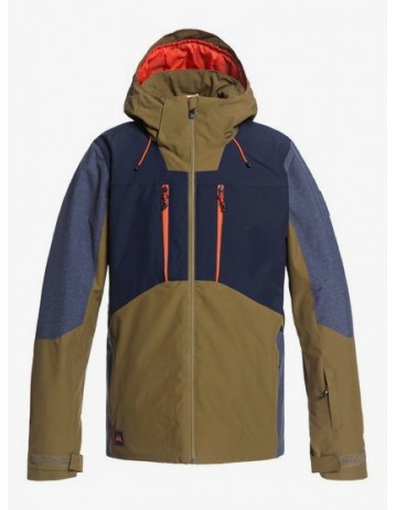 Quiksilver Mission Plus Snowjacket -  Military Olive - Product Photo 1