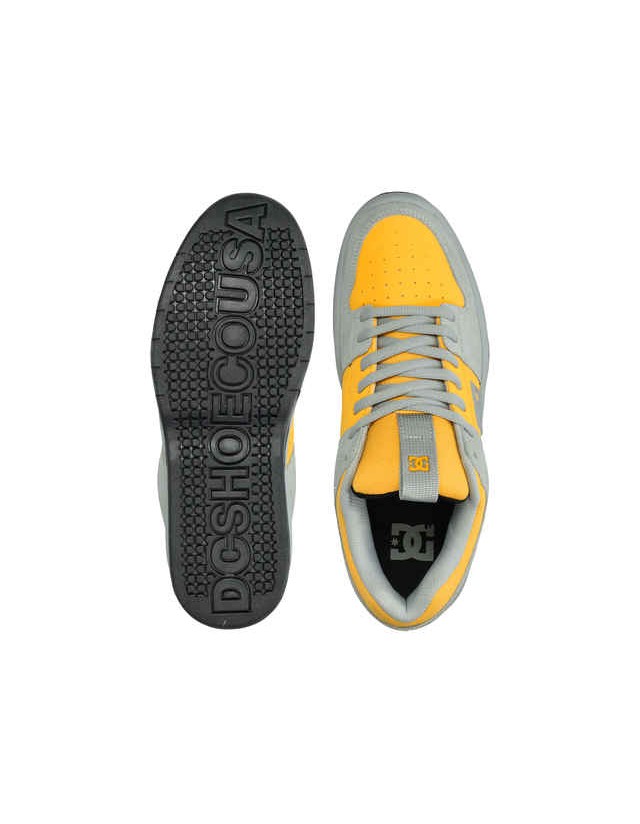 Dc Shoes Lynx Zero - Grey/Yellow - Skate Shoes  - Cover Photo 1