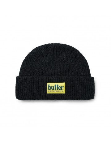 Butter Goods Equipment Beanie - Black - Product Photo 1