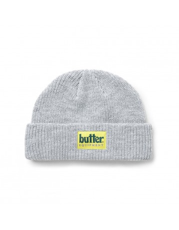 Butter Goods Equipment Beanie - Heather Grey - Product Photo 1