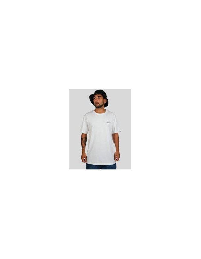 The Dudes Please Ss Tee - Off White - T-Shirt Homme  - Cover Photo 3