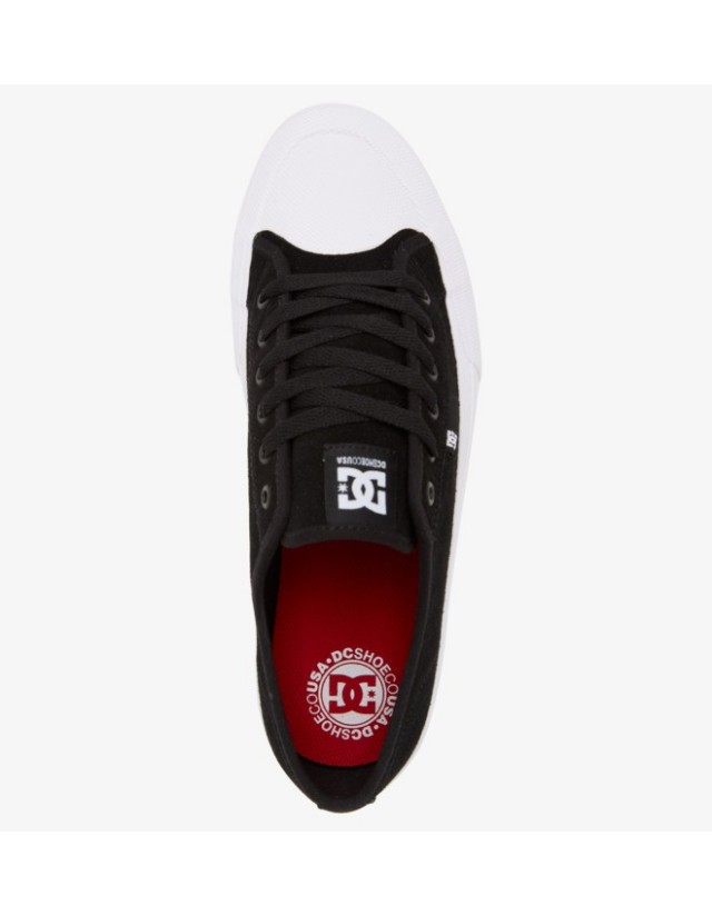 Dc Shoes Manual Rt S - Black/White - Skate Shoes  - Cover Photo 3