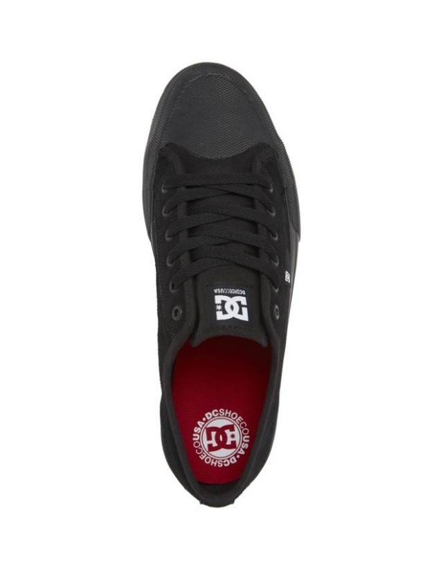 Dc Shoes Manual Rt S - Black - Skate Shoes  - Cover Photo 3