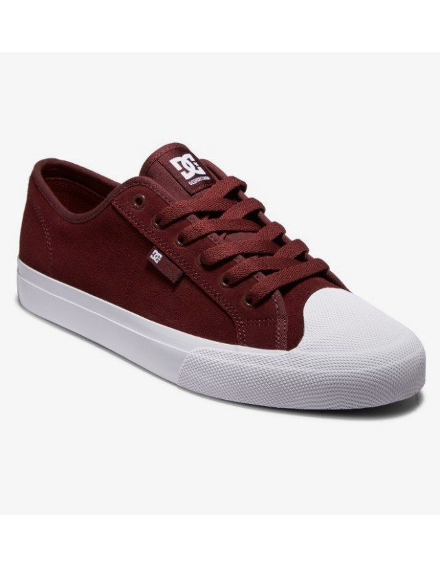 Dc Shoes Manual Rt S - Burgundy - Skate Shoes  - Cover Photo 1